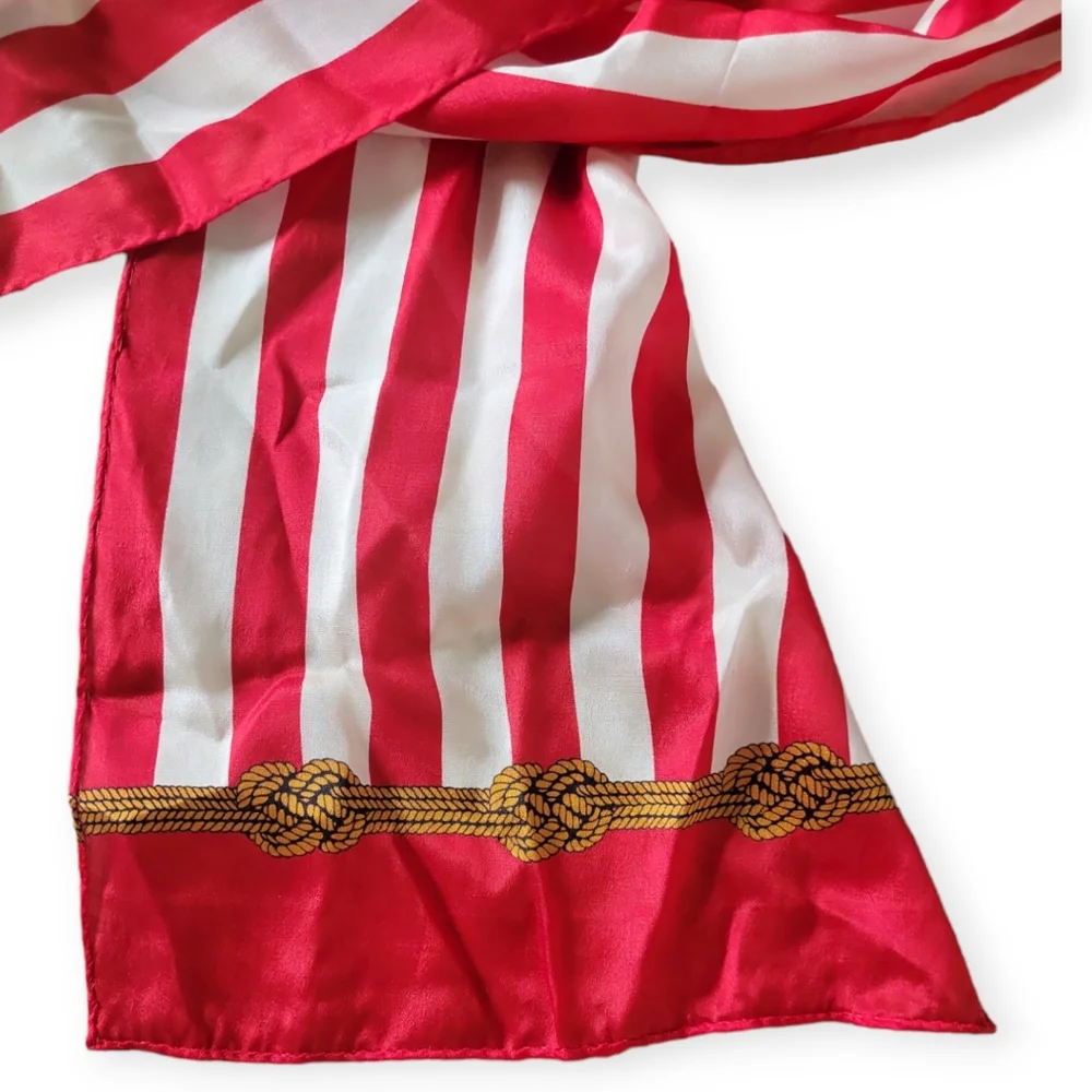 Echo Club 7‎ Vintage Striped Nautical Knot Scarf